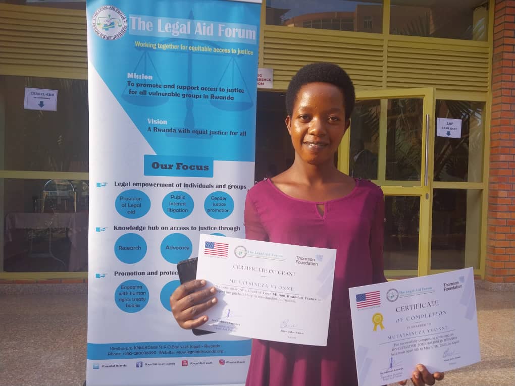Yvonne Mutatsineza yishimiye ubumenyi n'inkunga yahawe