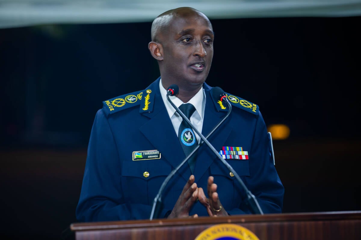Umuyobozi Mukuru wa Polisi y'u Rwanda, IGP Felix Namuhoranye