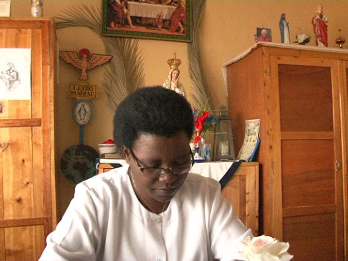 Nathalie Mukamazimpaka wabonekewe na Bikiramariya (Photo/ RBA)