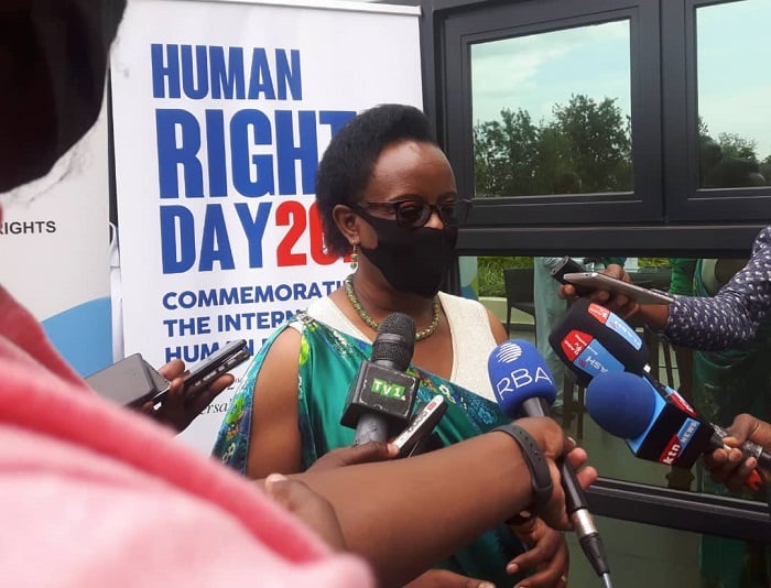 Perezida wa Komisiyo y'Uburenganzira bwa muntu, Marie Claire Mukasine