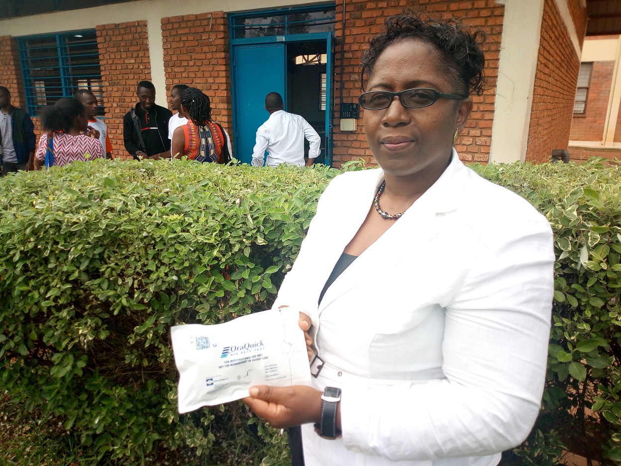 Ndandari Brigitte avuga ko uburyo bwo kwipima n'ubusanzwe bw'amaraso butanga ibisubizo bimwe