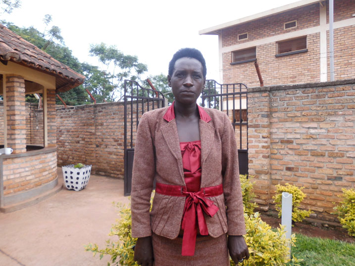 Ndayisaba Monique, ushinzwe uburinganire n'ubwuzuzanya mu babana n'ubwandu bw'agakoko gatera sida mu karere ka Nyamagabe.