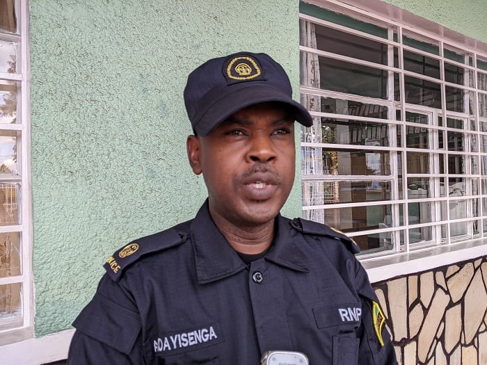 SP Alex Ndayisenga yagaragaje uko aya mahugurwa ari umwanya mwiza wo kwereka urubyiruko amahirwe arukikije