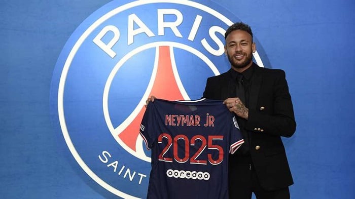 Neymar Jr yishimiye kuba muri PSG kugera muri 2025