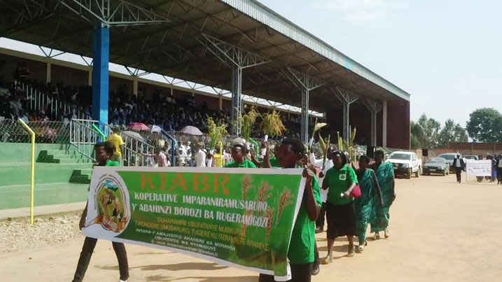 Koperative KIABER ihinga umuceri ngo imaze gukomera kubera inkunga ikesha leta y