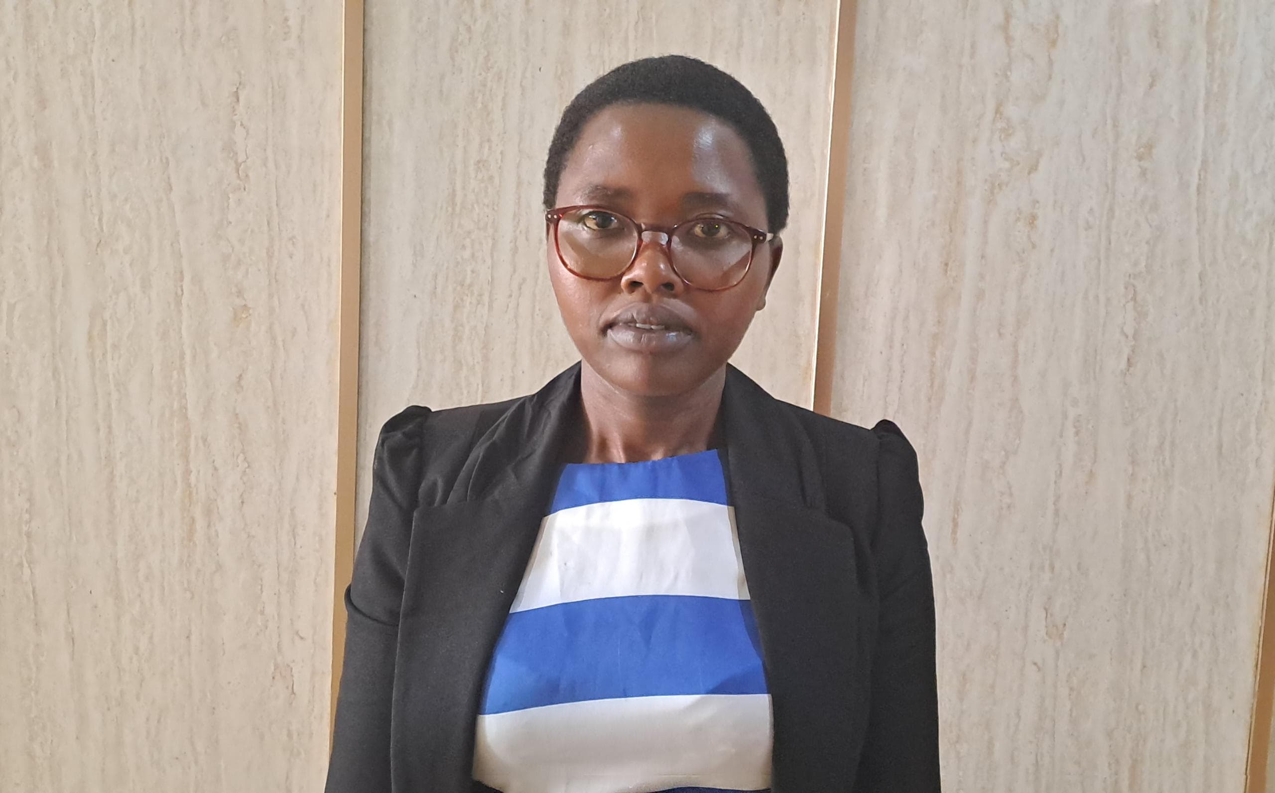 Niyigena Olive, ushinzwe imicungire y'abakozi n'iyubahirizwa ry'amategeko mu nzego za Leta muri Komisiyo y'Igihugu ishinzwe abakozi ba Leta.
