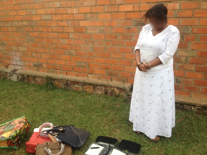 Njoroge wafatanywe ibiro bibiri n'igice bya Cocaine abivanye muri Brazil.