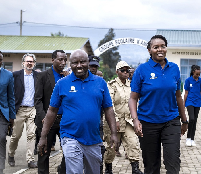 Minisitiri Irere Claudette na Guverineri Mugabowagahunde Maurice