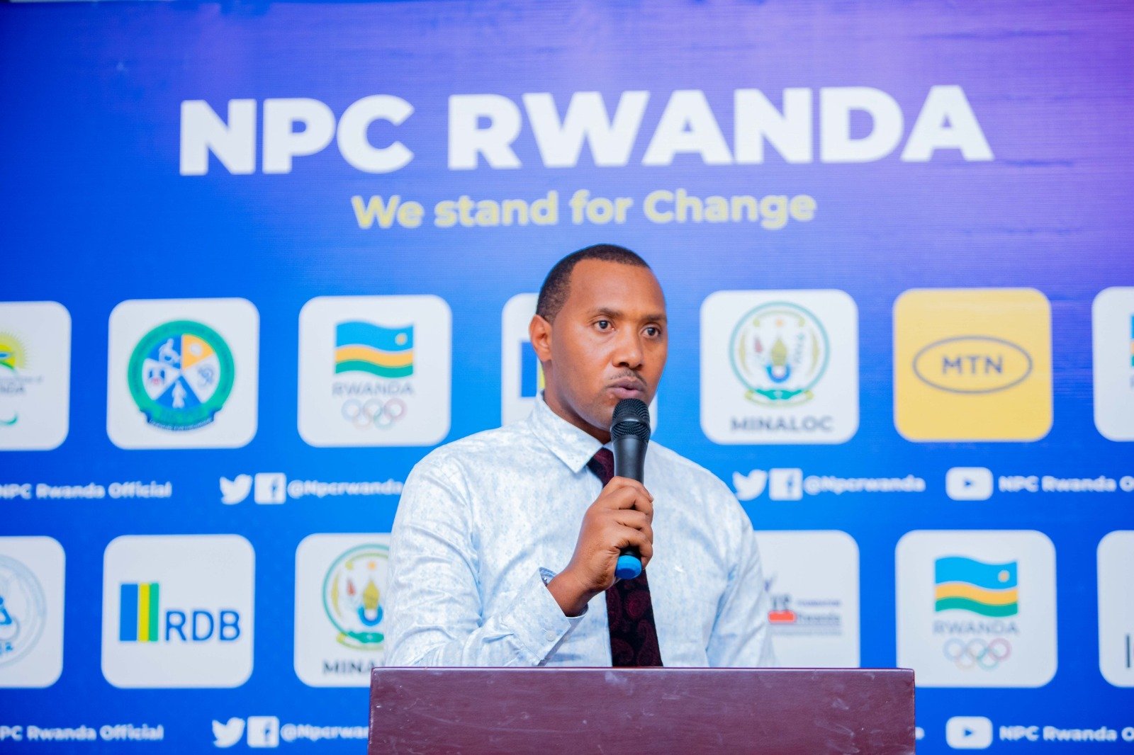 Perezida wa NPC Rwanda, Murema Jean Baptiste, yavuze ko bishimira uko amakipe yitwaye ndetse anabasaba kwitwara neza mu mikino iteganyijwe mu 2024 bazitabira