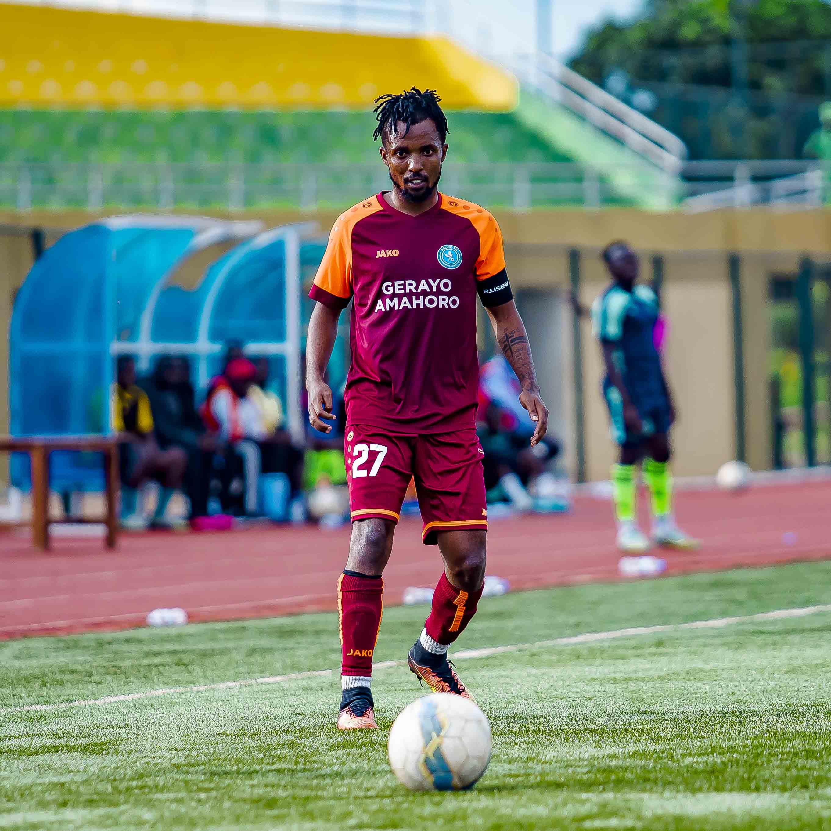 Nshuti Dominique Savio mu mukino Police FC yanganyije na Rwamagana City 0-0 igahita ijya ku mwanya wa gatanu n