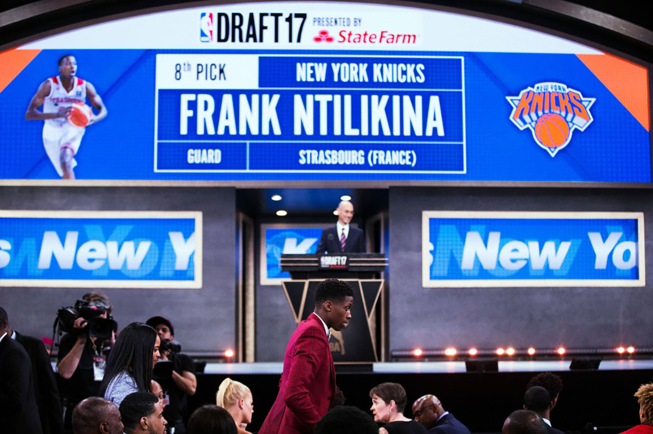 Frank Ntilikina yatoranijwe na New York Knicks