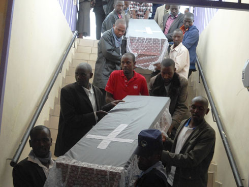 Imibiri 35 y'abazize Jenoside yakorewe Abatutsi niyo yashyinguwe mu cyubahiro. 