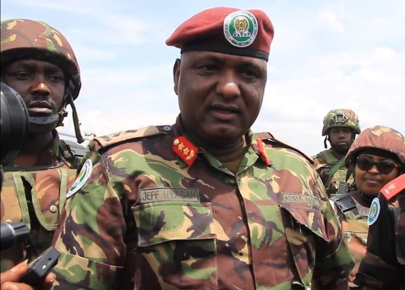 Maj. Gen. Jeff Nyagah yegiye ku buyobozi bwa EACRF