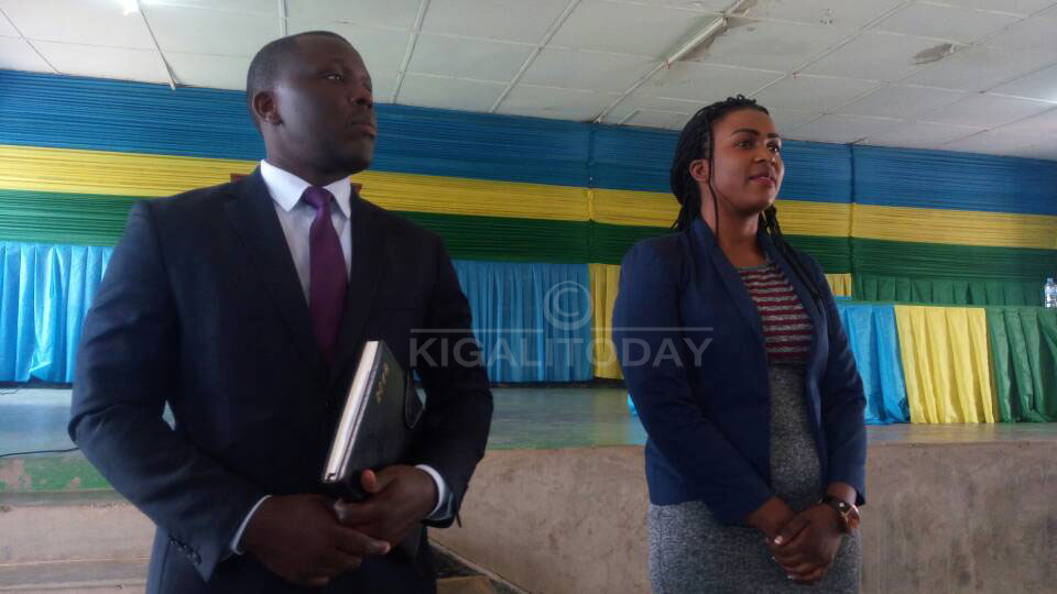 Uwamahoro Bonavanture i Bumoso na M.Louise Nduwayezu bari bahanganye