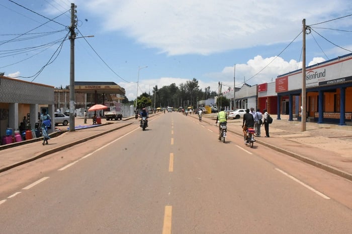 Mu Mujyi wa Nyamata mu Karere ka Bugesera (Ifoto Internet)