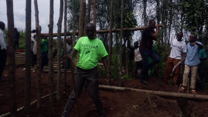 Hakozwe umuganda wo kubakira Uwimana Chantal 