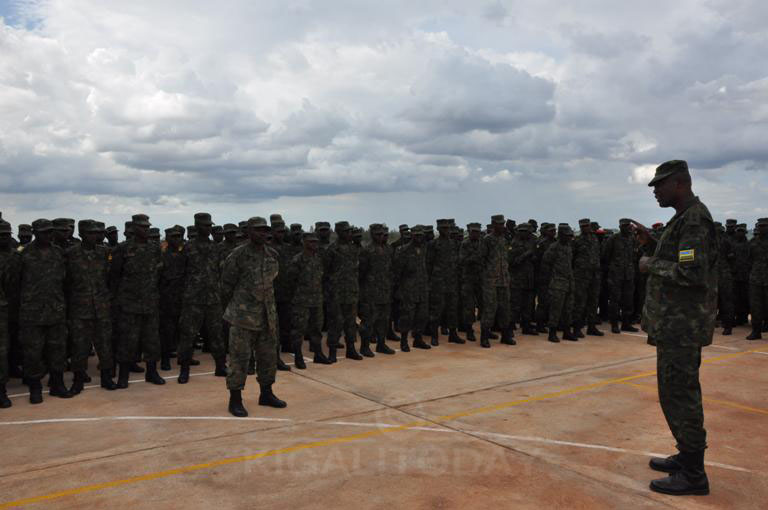 Nyuma yo kugera mu Rwanda, Ingabo z