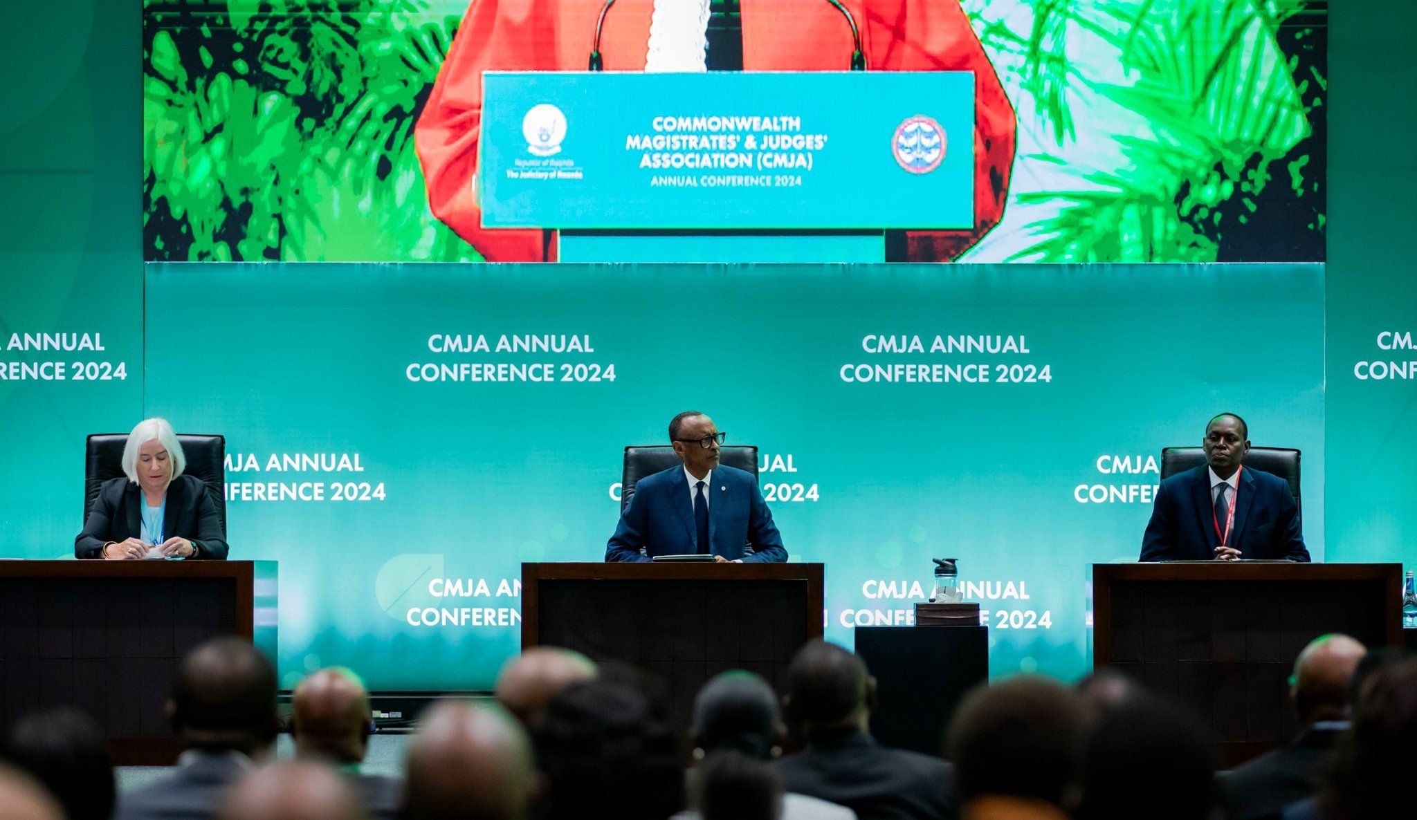 Iyi nama y'Abacamanza bo mu Muryango wa Commonwealth iri kubera i Kigali mu Rwanda