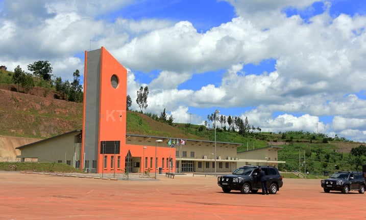 Iyi ni inyubako ya One Stop Border Post ya Rusumo.