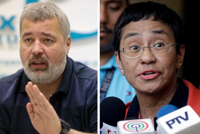 Dmitry Muratov na Maria Ressa 