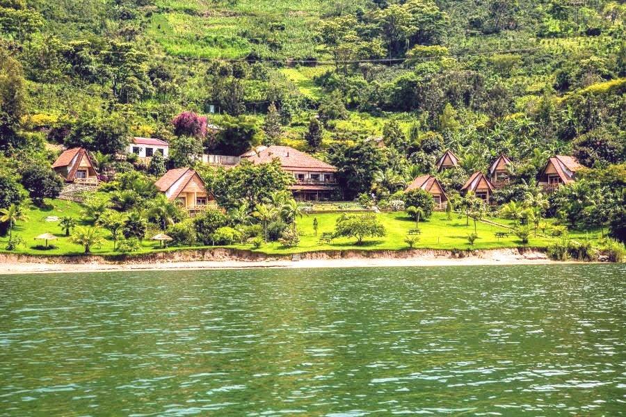 Paradise Kivu resort yubatse i Rubavu ku nkengero z'ikiyaga cya Kivu ni uku igaragara Paradise Kivu resort yubatse i Rubavu ku nkengero z'ikiyaga cya Kivu ni uku igaragara