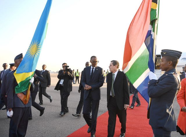 Perezida Kagame agera muri Afurika y