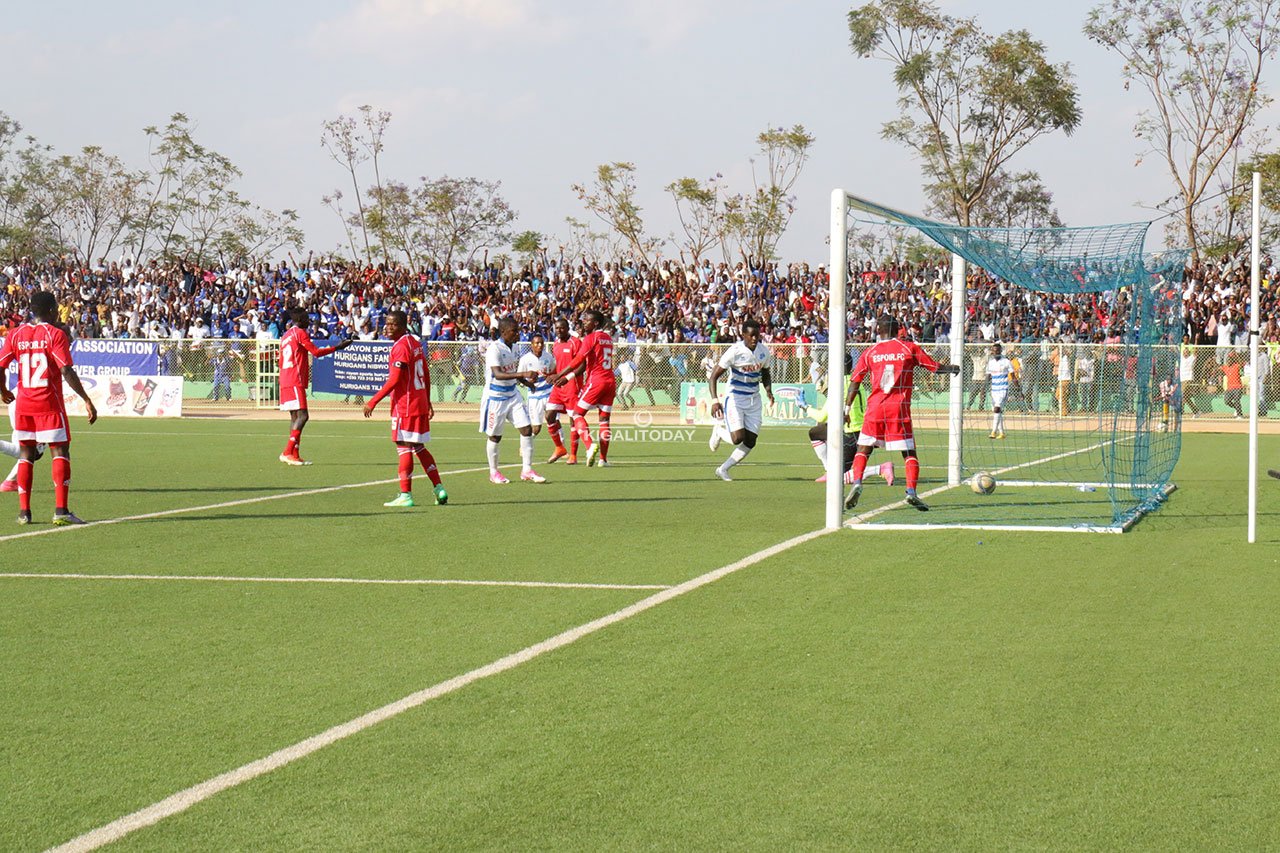 Rayon Sports ubwo yatsindaga igitego ku munota wa 18 w'umukino