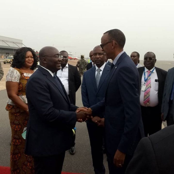Perezida Kagame yageze muri Ghana