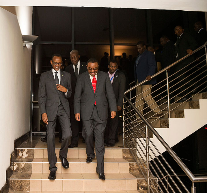 Perezida Kagame ava kwakira Minisitiri w'Intebe wa Etiyopiya.