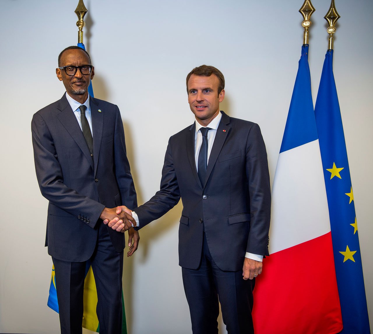 Perezida Kagame na Perezida Macron w