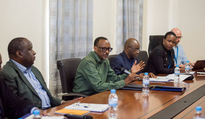 Perezida Kagame yakiriye itsinda ry