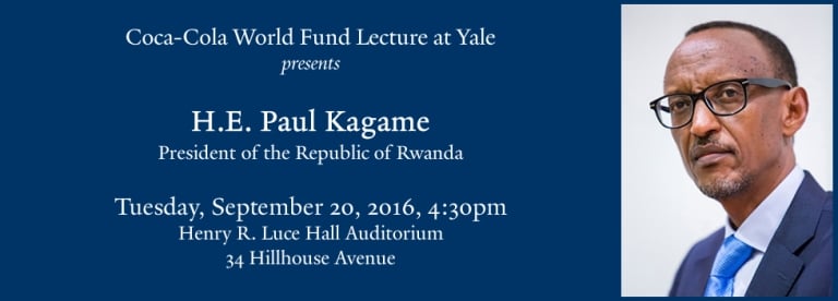 Perezida Kagame azatanga ikiganiro muri Kaminuza ya Yale