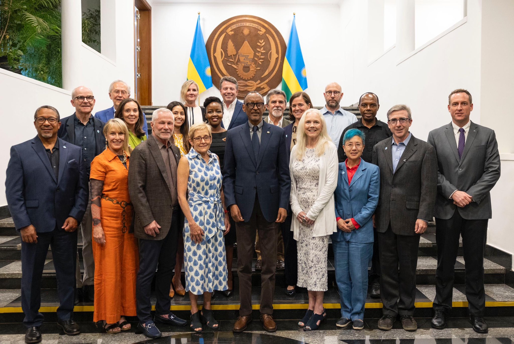 Perezida Kagame yakiriye itsinda riturutse mu kigo Miller Center for Social Entrepreneurship