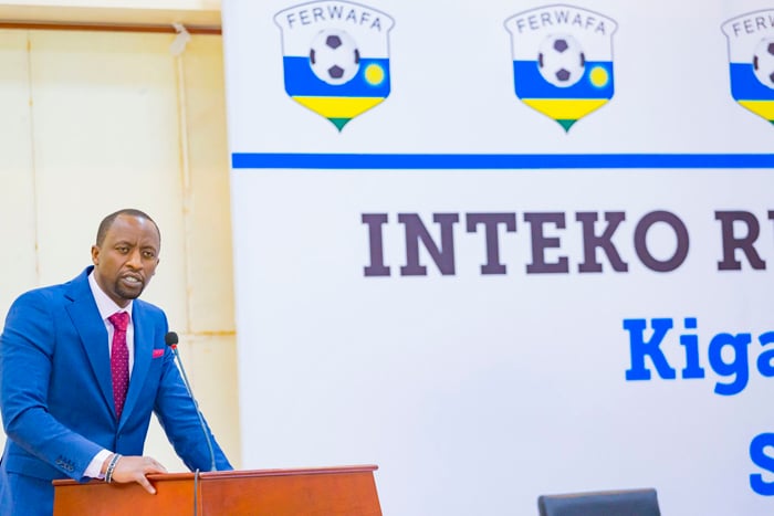 Perezida wa FERWAFA Nizeyimana Mugabo Olivier aganiriza abanyamuryango