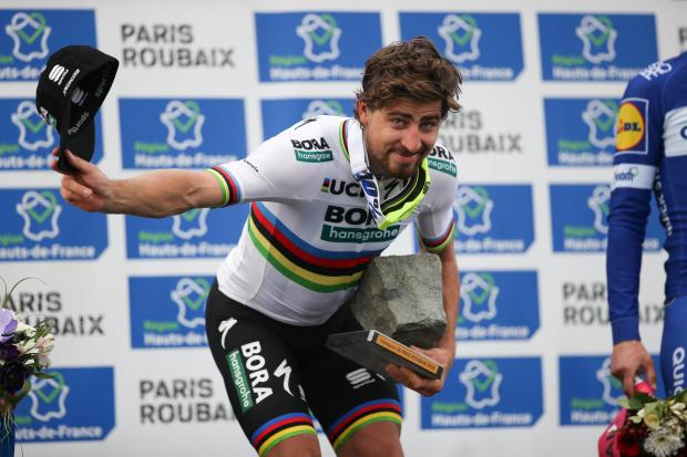 Peter Sagan ni we wegukanye Paris-Roubaix umwaka ushize