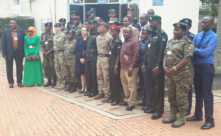 Abavuye muri EASF baje mu Rwanda kwiga kubungabunga amahoro n