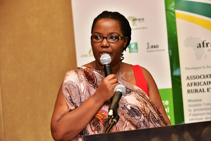 Ministiri w'ubuhinzi n'ubworozi, Dr Geraldine Mukeshimana atangiza Inama ya AFRACA.