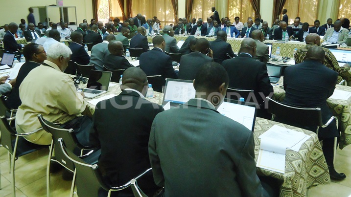 Abagize amatsinda ya CCTTFA mu nama ibera i Kigali, baturutse mu Rwanda, Burundi, DR Congo, Uganda na Tanzania.
