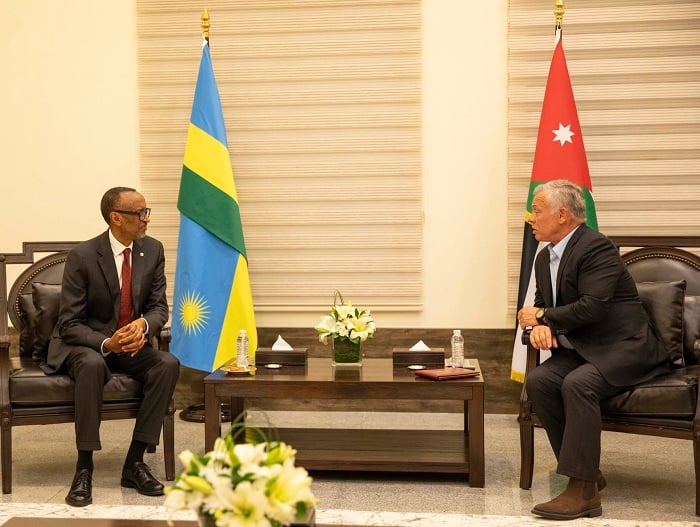 Perezida Kagame aganira n