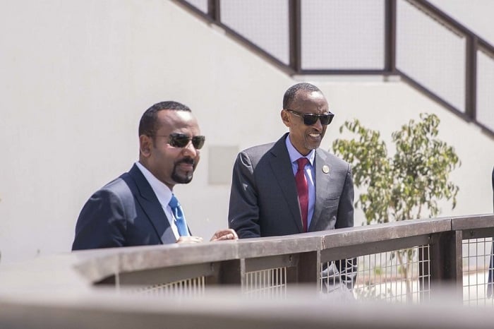 Dr. Abiy Ahmed, ari kumwe na Parezida Kagame