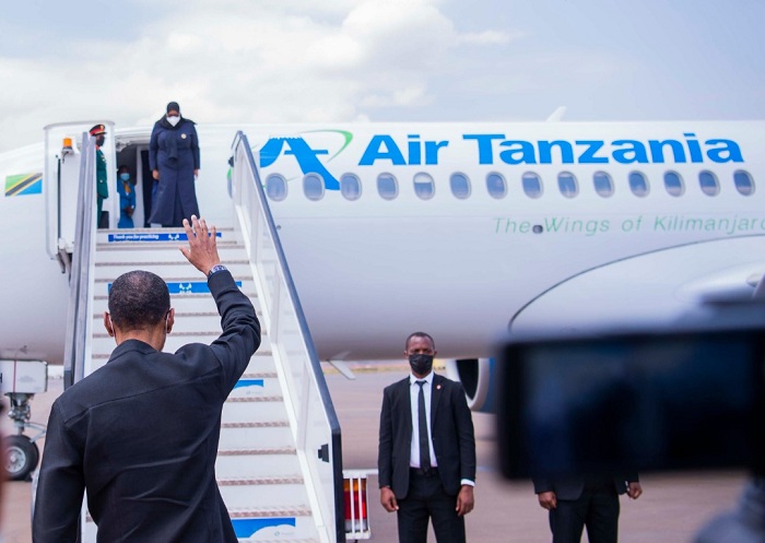 Perezida Samia Suluhu yasoje uruzinduko yagiriraga mu Rwanda