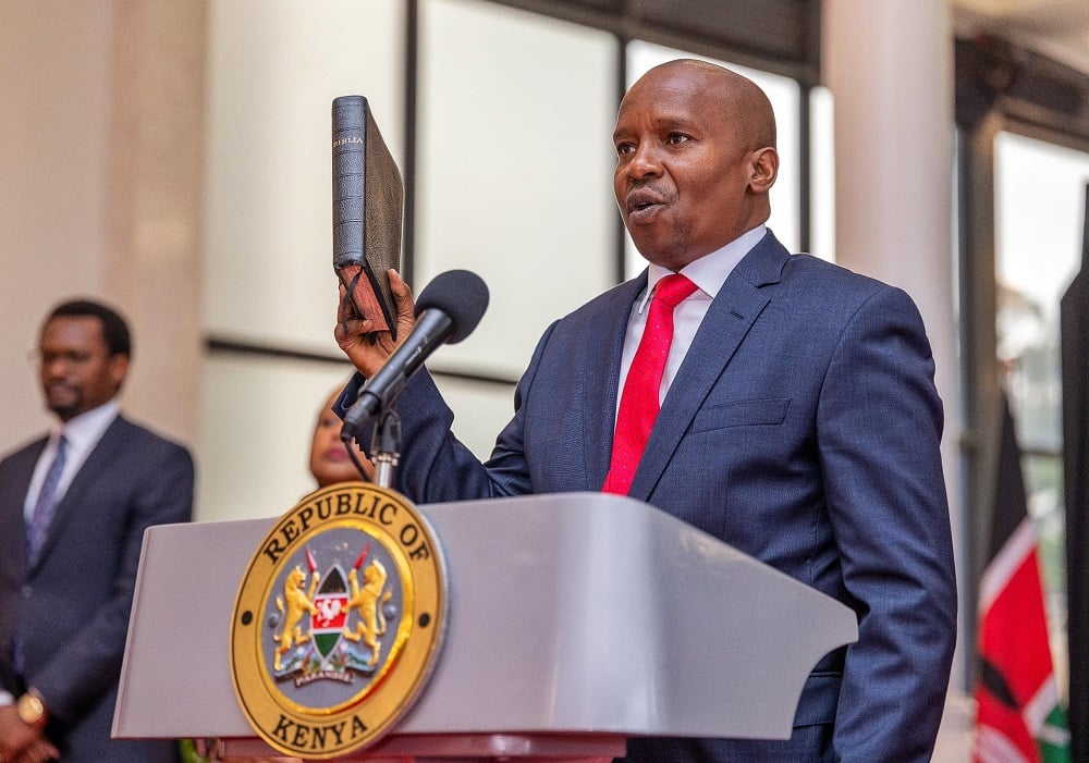 Prof Kindiki Kithure yagenwe ku mwanya wa Visi Perezida wa Kenya