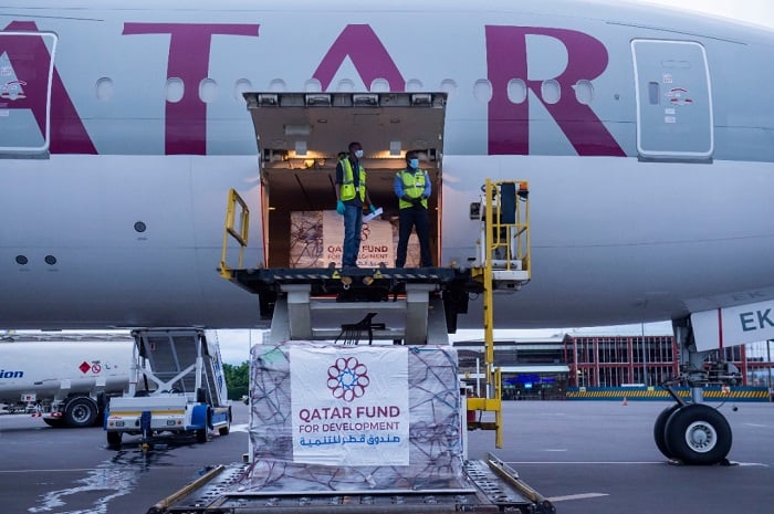 Ni ibikoresho by'ubuvuzi byatanzwe na Guverinoma ya Qatar