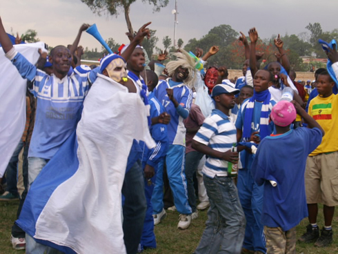 Abafana ba Rayon Sport ku kibuga cy'akarere ka Nyanza bari bahimbawe bikomeye.