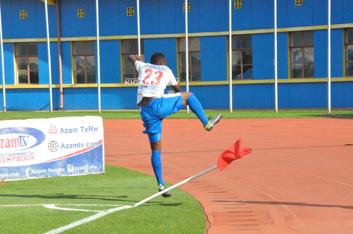 Kwizera Pierrot nyuma yo gutsinda igitego