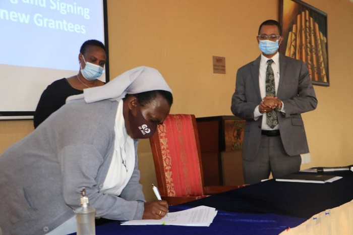 RGB na UNDP bahaye inkunga imiryango itari iya Leta kuri uyu wa gatatu