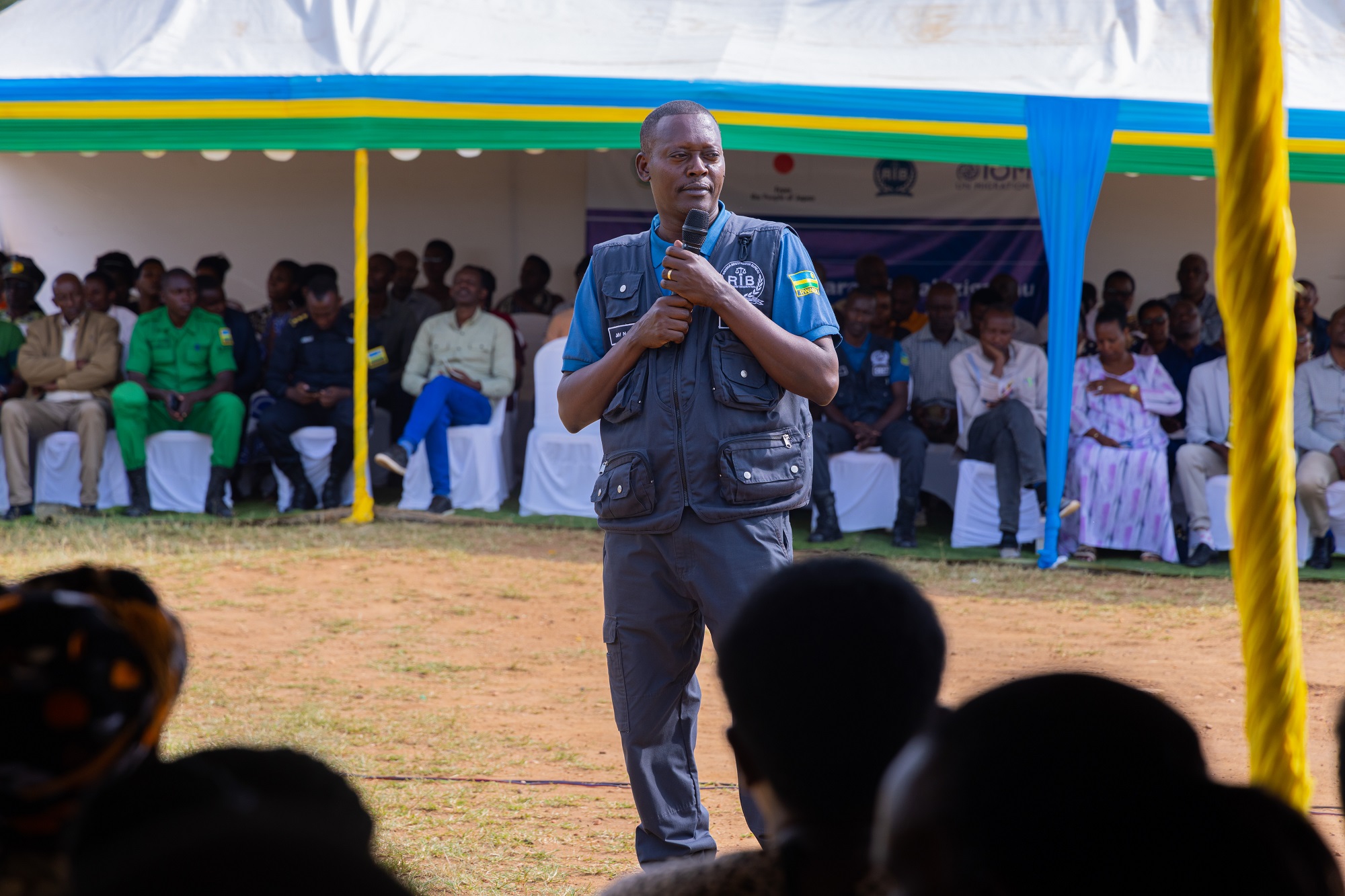Njangwe Jean Marie, umuyobozi mu ishami ryo gukumira ibyaha n'ubushakashatsi muri RIB