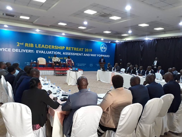 Abayobozi ba RIB bari mu mwiherero w