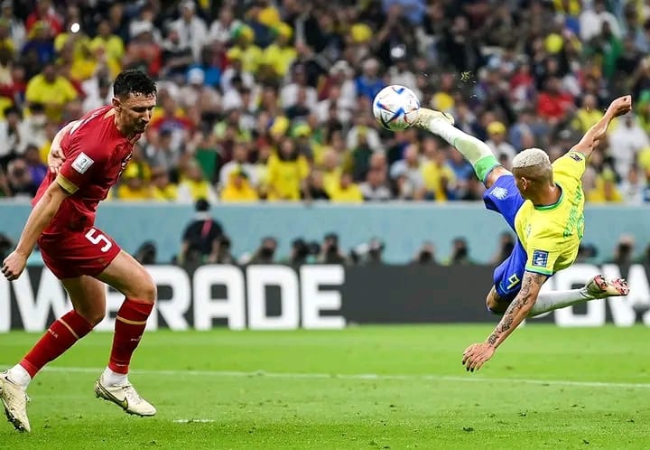 Richarlison igitego yatsinze kimwe mu bitego byiza bimaze kugaragara mu gikombe cy'isi