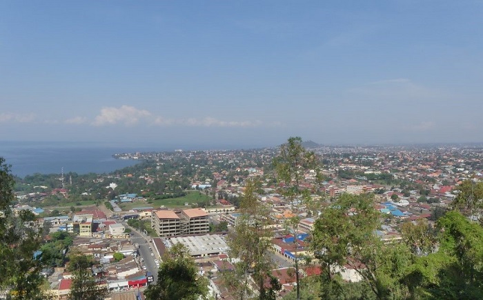 Umujyi wa Gisenyi mu Karere ka Rubavu